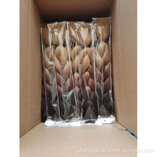 African woman Hair Attachment for braid wig C14 c15 b29 Jumbo ombre braiding hair